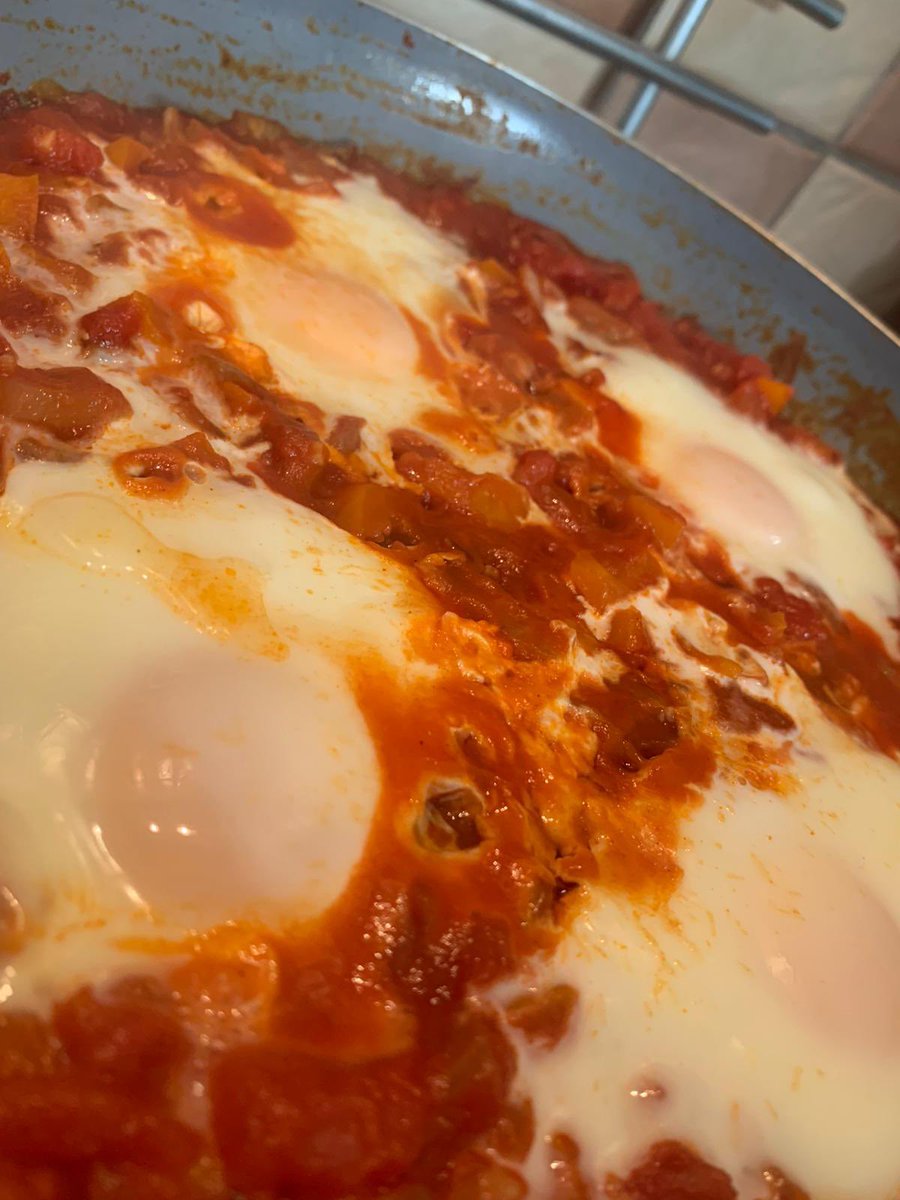 JennyTReay's tweet photo. @MrJamesMay felt inspired this morning after watching Oh Cook and made your Shakshouka for brunch, delicious! Loving the show x https://t.co/XlF3Ob68PN