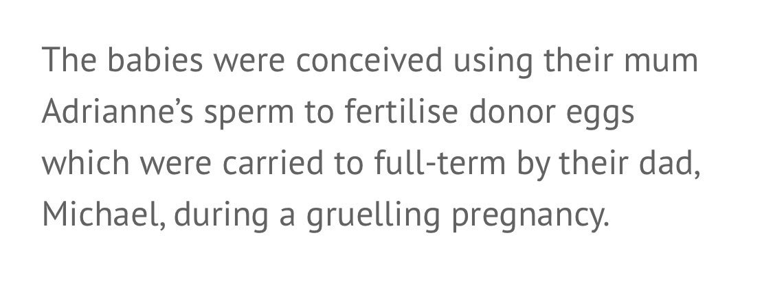 TitaniaMcGrath's tweet image. Do you believe that men can’t give birth? 

Do you believe that women can’t be inseminators? 

Then how do you explain THIS? 

Checkmate, bigots... 💅🏻