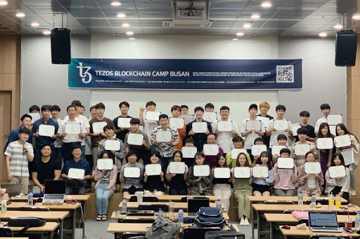 3-1)Back then, there were some that just used such collaboration for a quick pump. But no, Tezos actually worked with universities and created courses and training. This helped to create a strong community of new developers as well as awareness among academia in Korea.