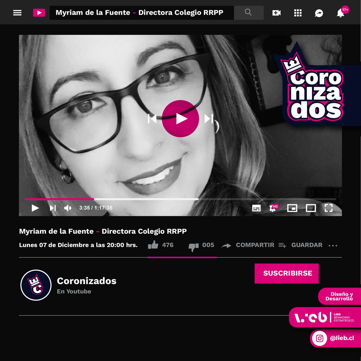coronizados's tweet image. Las RRPP en Regiones. Conversación con Myriam de la Fuente, Directora Colegio de RRPP desde Temuco, este lunes 20:00hrs en Vivo por Canal Coronizados de Youtube.
Apoya @EscomDuocUC @marcopuchi @isabelmquiroz @andreantonm @Colegiorrpp
#rrpp