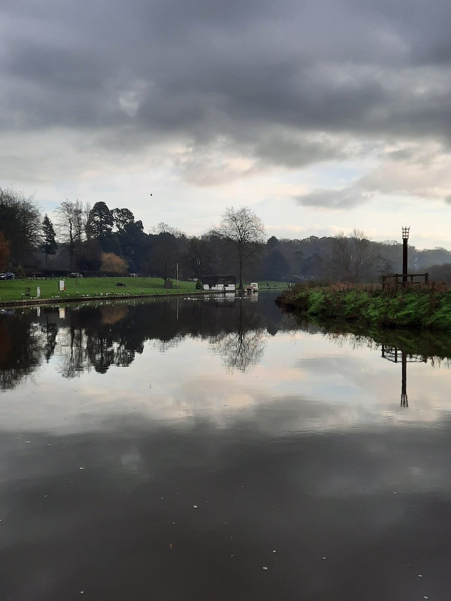 Moody skies over Norfolk , whilst out cycling .