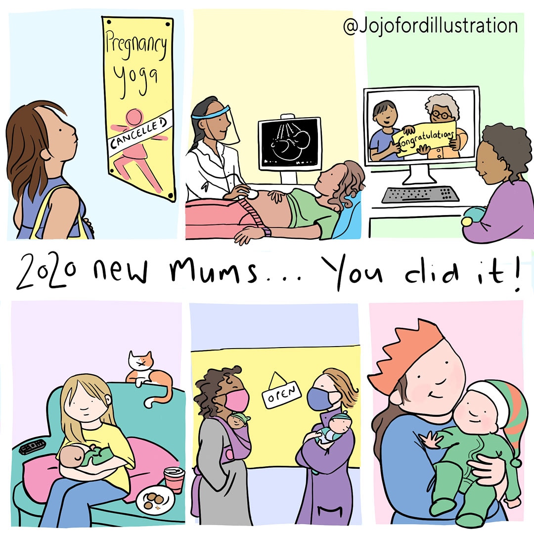 JojoFordDraws's tweet photo. This one is going bonkers on my Instagram, so here it is @Twitter

One for the mamas. You got this. You did it ❤️
#2020mums #duein2020 #warriormum https://t.co/NoDVTPOdYT