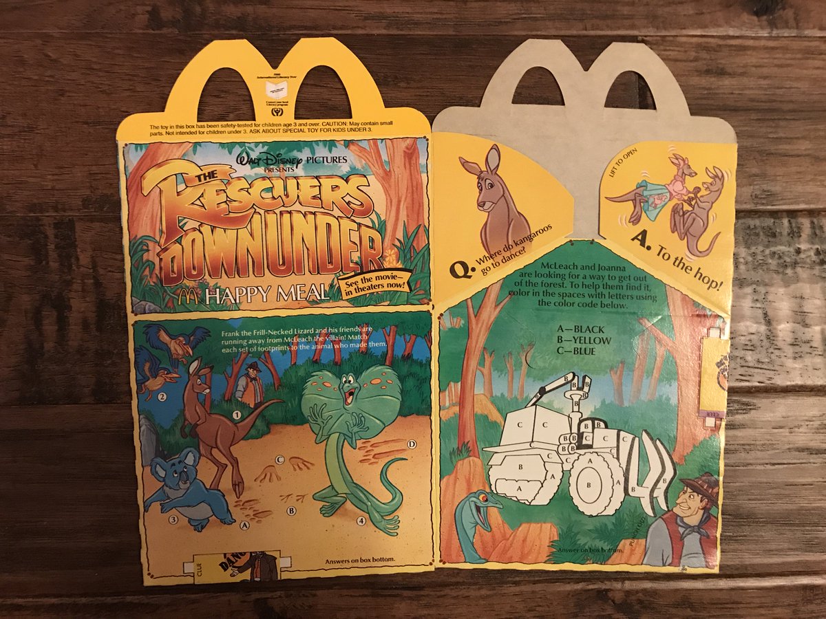 George C. ScottOscar for: PattonKids Meal Toy for: The Rescuers Down Under