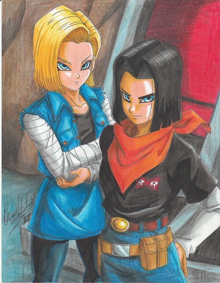 Ravernclouk on X: Android 17 Y 18 #DragonBall #DragonBallZ   / X