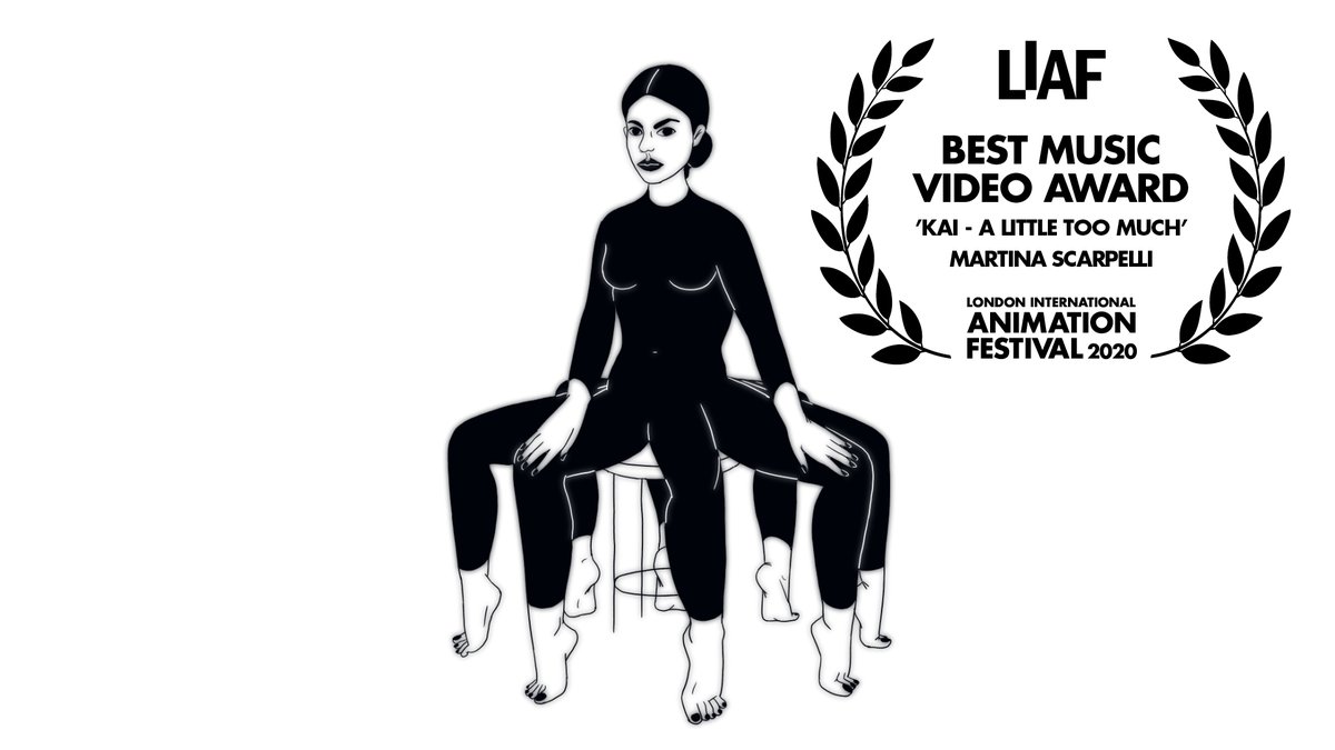 londonanimation's tweet photo. Best Music Video Award 'Kai - A Little too Much' - Martina Scarpelli

#LIAF2020 @scamarti @listentokai https://t.co/IOLlV5kP0Z