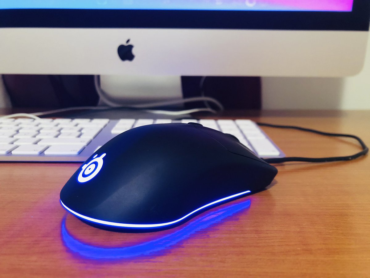 mykodiaq's tweet photo. @SteelSeries #rival3 is another great budget mouse. I am using it on iMac with #geforcenow https://t.co/BUX9HM9dbj