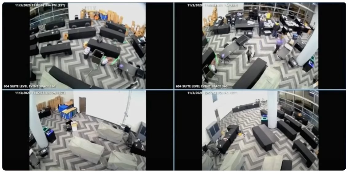 zero_politics's tweet image. The &quot;suitcases&quot; of ballots in the surveillance footage from Georgia is obviously not a suitcase of ballots. They&apos;re obviously official ballot boxes on wheels (yes, Google &quot;ballot bags/boxes&quot;) with the chain of custody paper work on top. #fakenews #notfraud #logiccheck