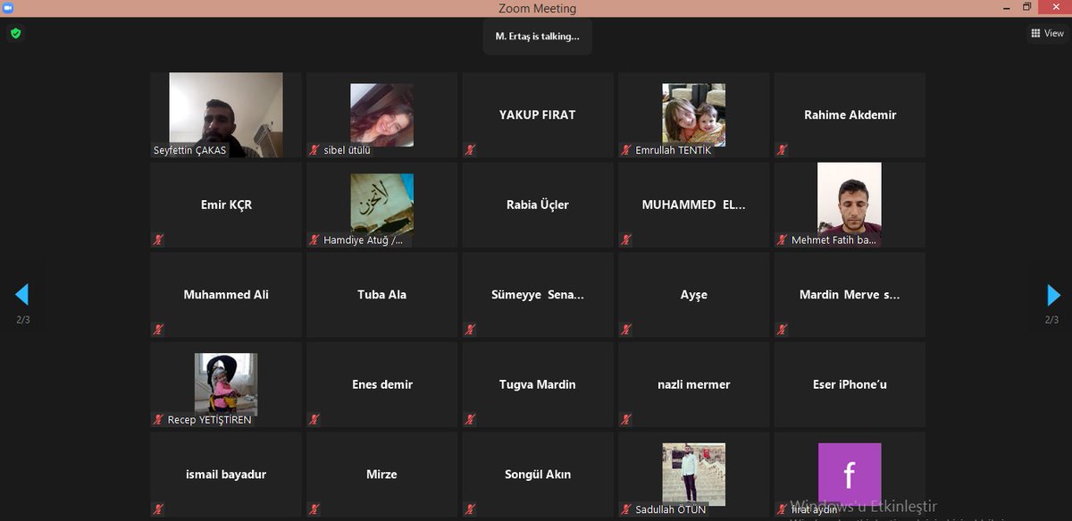 Üniversite Koordinatörlüğü ||
"Asrın Müceddidi Üstad Bediüzzaman" programımızı çevrim içi olarak gerçekleştirdik. Konuğumuz Hayrat Vakfı Mardin İl Temsilcisi Uğur Kocabey'e programımıza katılımı ve katkısı için teşekkür ediyoruz.
#TÜGVAgençlerindir