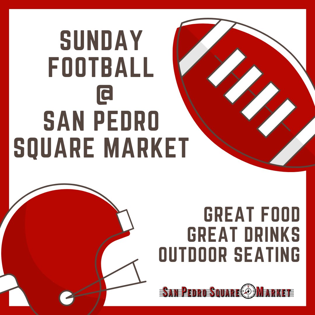 Are you ready for some football!?! We are with great food, great drinks &amp; plenty of outdoor dining! #SPSMarket #NFL #SundayFootball