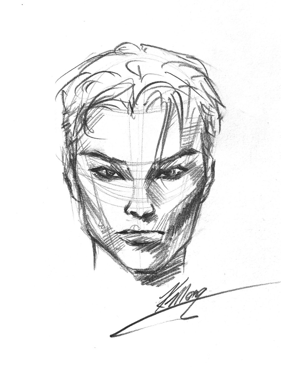 kmongart's tweet photo. Wasn’t paying attention to class so I did a drawing instead 
•
•
•
#art #instaartist #illustration #drawing #sketchbook #pencil #wip #instaart #sketch #portrait #yeg #yegartist #illustrator https://t.co/wwMcXQLmbc
