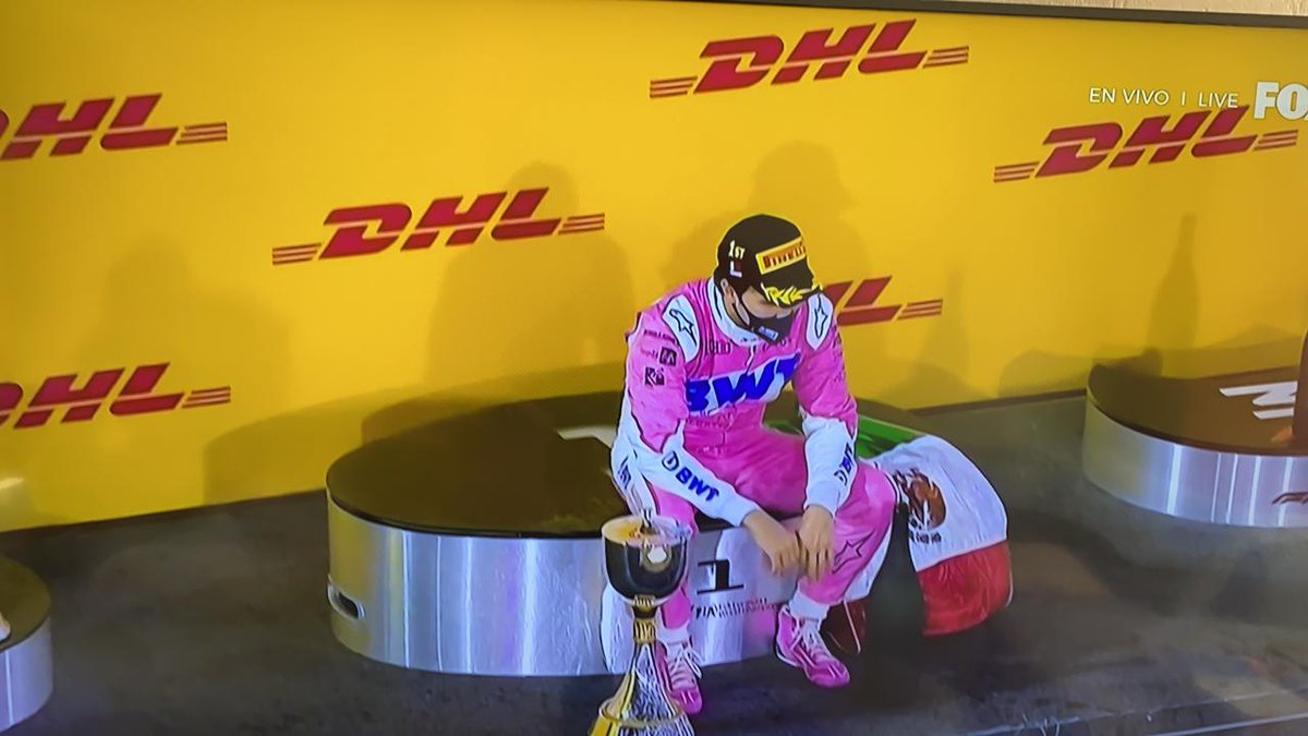 Reflexión de un Ganador <a href="/SChecoPerez/">Sergio Pérez</a> 🏁🏆🇲🇽🇲🇽🇲🇽🇲🇽 Quizá dando gracias a Dios...