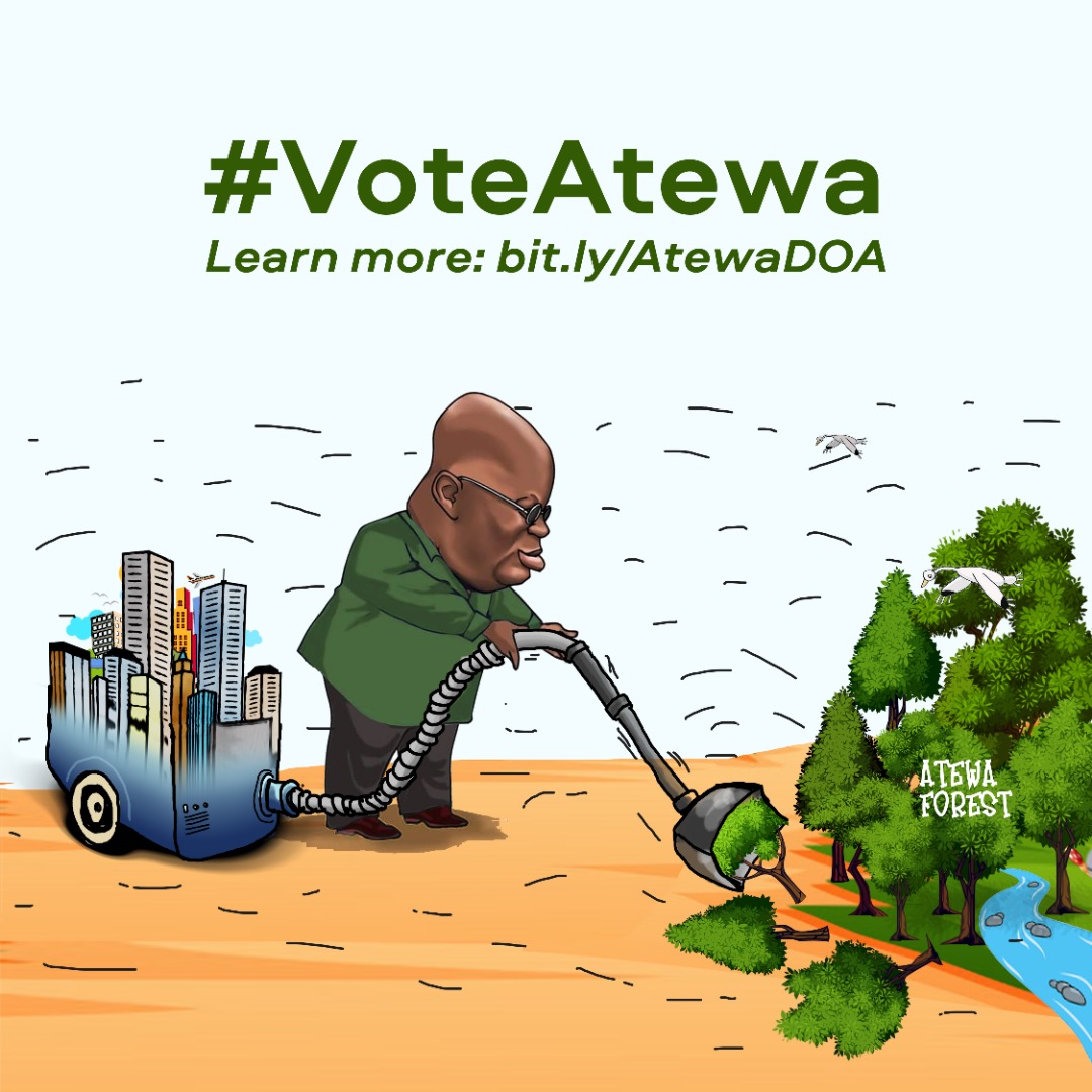 gyemgh's tweet photo. Today is the final day of our campaign; '21 Days of Atewa Action'. No matter the outcome of tomorrow's  (Dec 7) national elections, we will continue to fight for the protection of #Atewa forest. Thanks so much to everyone who supported this campaign. #VoteAtewa https://t.co/ulbgbpAj8S