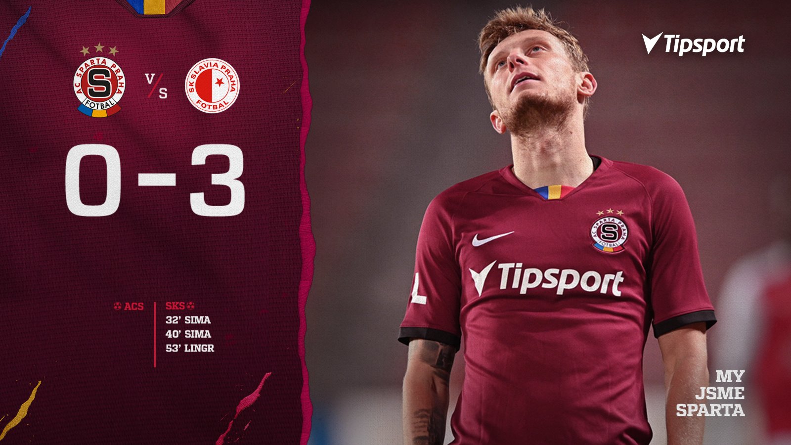 AC Sparta Praha] Sparta Praha beats Slavia Praha 3-2 in the Prague Derby to  go 5 points clear at the top of the table (with only 3 matches to go) :  r/soccer