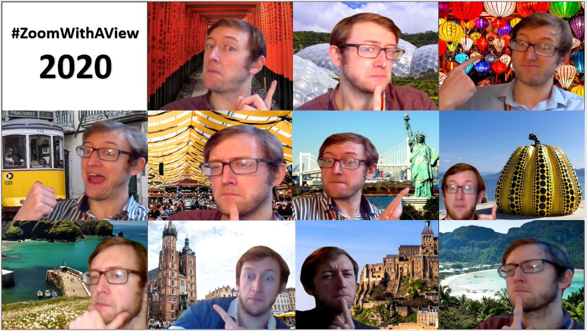 WorldWebb's tweet photo. 11 Days, 13 winners and a host of deeply unflattering photos - congratulations to all of our #ZoomWithAView winners, hope it added a note of levity to what has been a challenging past month! 

#ZoomWithAView2020 https://t.co/PKlVylVl71