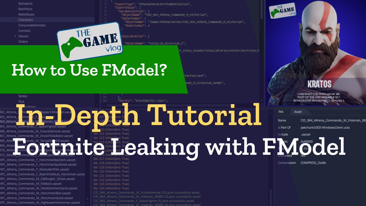 TheGameVlog's tweet image. youtu.be/RvueeI3QSro

#FortniteLeaks #FModel #FModelTutorial