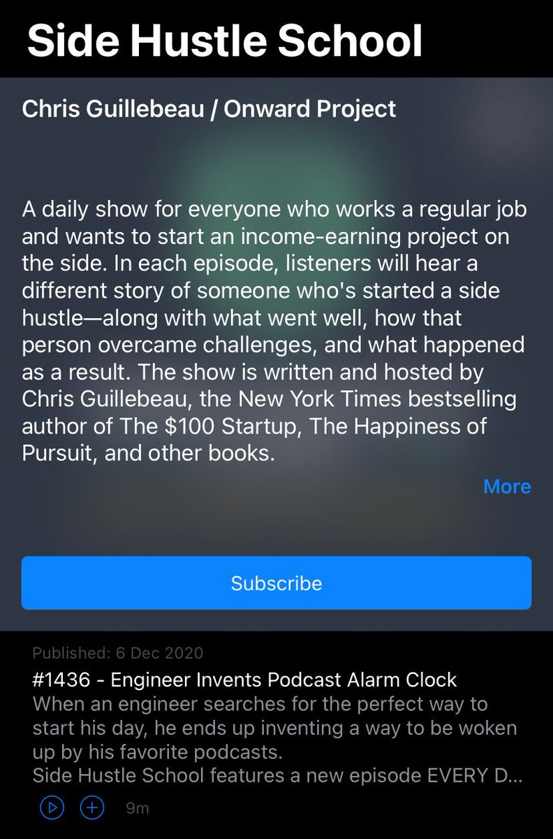 Podcast Alarm tweet media