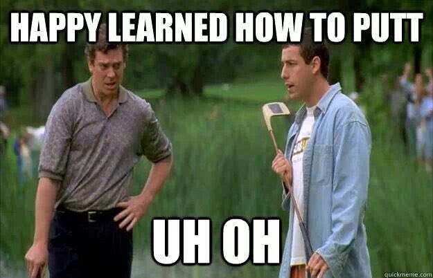This game has very strong Happy Gilmore learned how to putt energy. #Browns