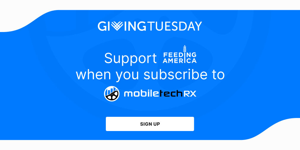 Today is the last day! Help us support <a href="/feedingamerica/">Feeding America</a> when you start a subscription with Mobile Tech RX. We'll donate 20% of your first month's payment to help Americans affected by food insecurity.