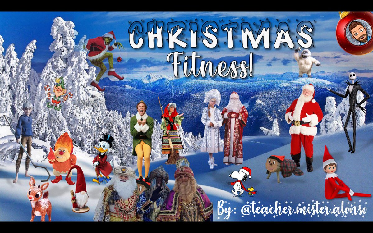 Christmas work out! Do you know all these characters around the world? youtu.be/qF6jLw29Xdk  Special Shout out to @KaragrozisPE @EsquierdoChris @CoachCarey3 @bigapplePE for their awesome gifs! @CoachPirillo @foes4sports @ElemPE1 @Mr_C_PE #pegeeks #edufis #PhysEd #workoutmode