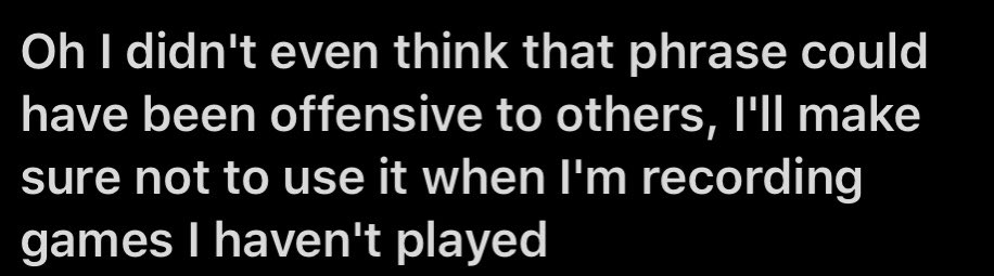 An important thread:The following screenshot highlights why we should care about the removal of “blind playthrough” as a tag on Twitch. Not that the thing itself is important but it shows a dangerous response we now habitually have, and even more how inconsistent we are... 1/X