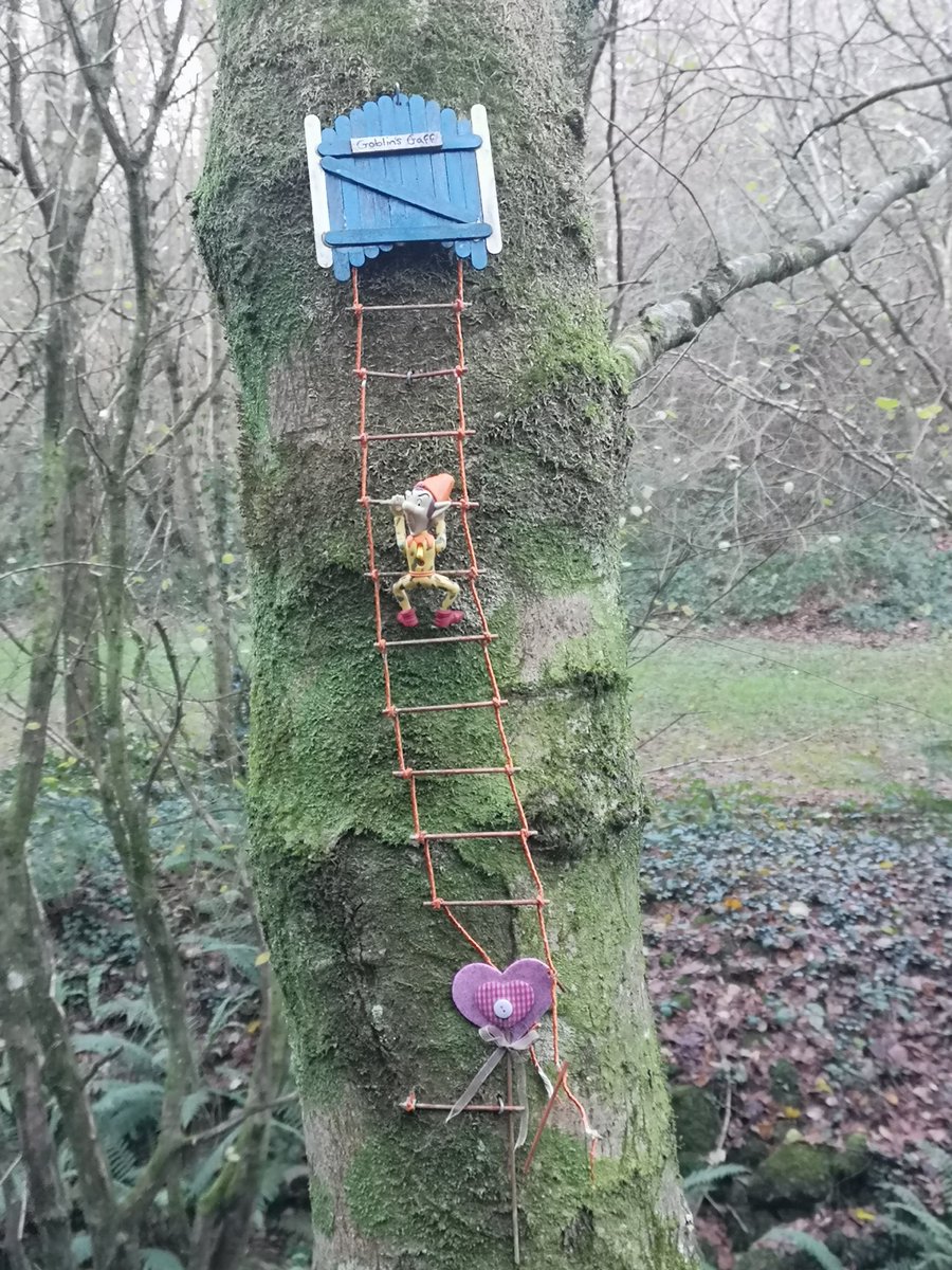 Beautiful day on the Rocky Road today to see some of the Glanmire Fairy Trail and a hot chocolate in The River Cafe! Winter is here. Could do with some new fairy doors to house our fairies this winter if you take a fancy to it!