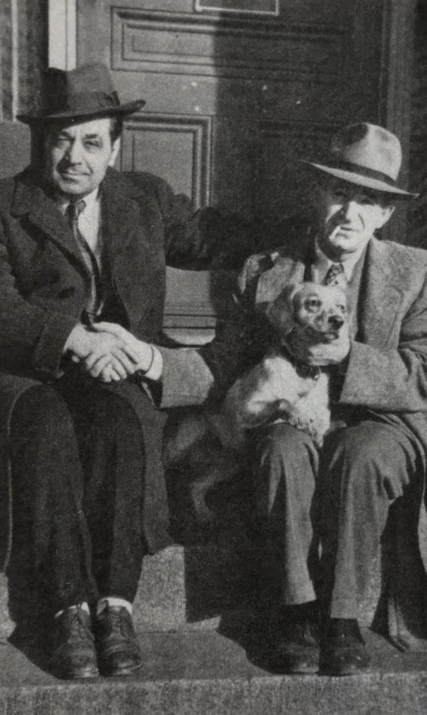 Two Turkish immigrants, Yakub (George) Ahmed and İbrahim (Abraham) Camil sitting on the steps of the boarding house owned by Mr. Camil and located in Salem, Massachusetts.

They both came to the US in the early 1900s from Elazığ, Turkey and made the U.S. their home.