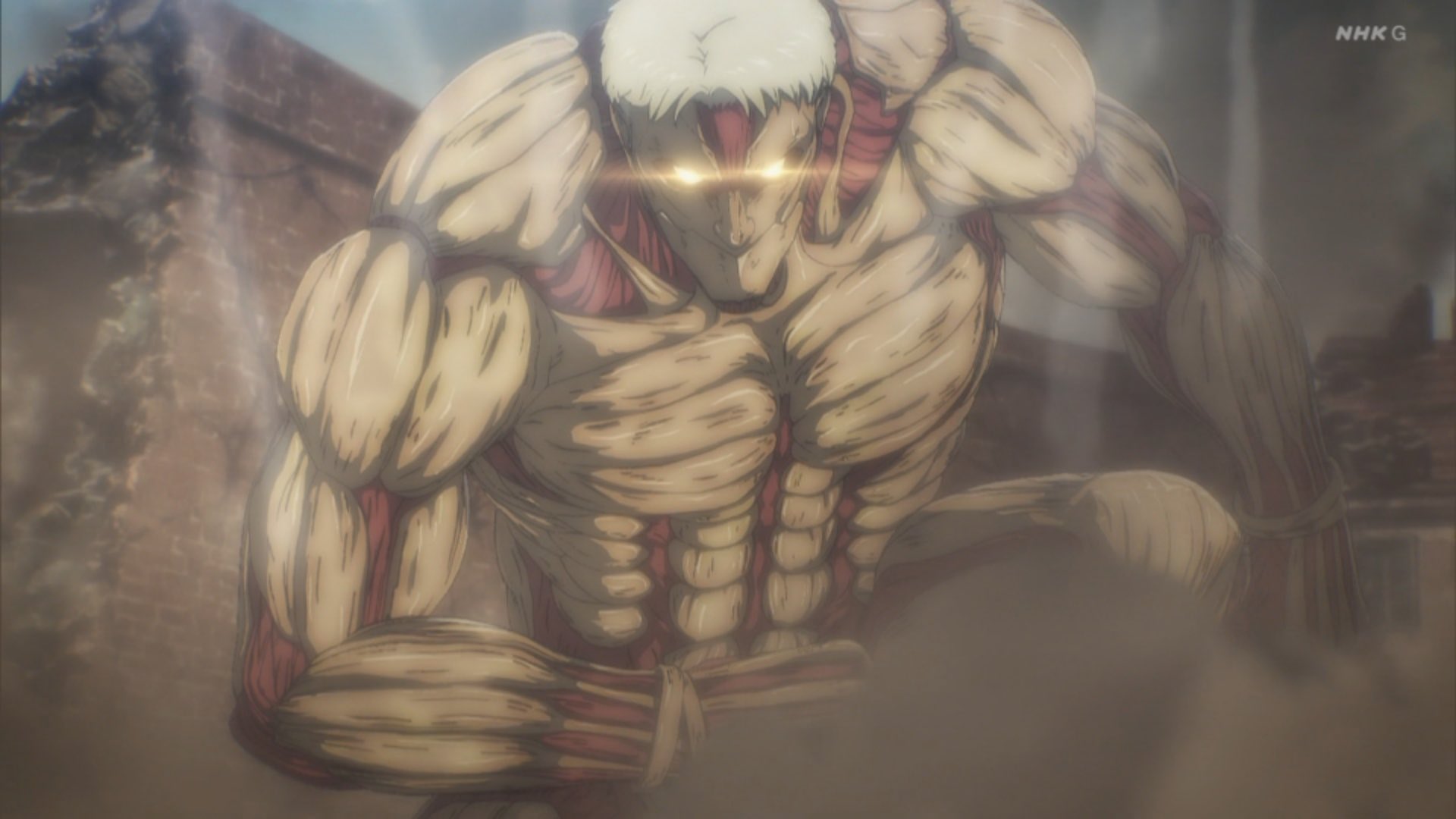 Gengorou 進撃の巨人ファイナルシーズン始まりました ライナー 鎧の巨人 かっこいい 次回も楽しみ 進撃の巨人finalseason