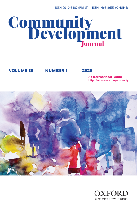 Our latest special issue has a number of articles relating to participatory action research (PAR): Joanna Wheeler, Jackie Shaw & Jo Howard's paper on the advantages of PAR in examining intersectionality highlights this approach buff.ly/32hFNfc #CDJ #specialissue