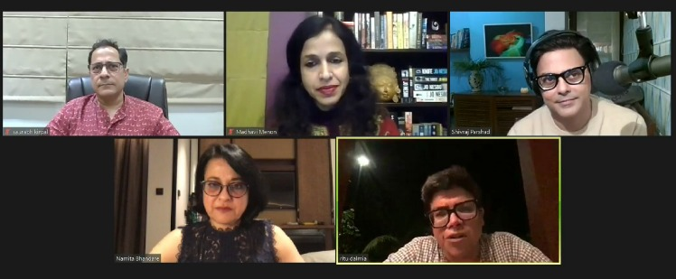 RainbowLitFest's tweet photo. Being invisible is also a form of self-violence that we inflict on ourselves, which I refuse to do anymore. Being scared is not an option anymore: @chefritudalmia at #DigitalAndOne.
#RainbowLitFest https://t.co/xwhkSn7Ria