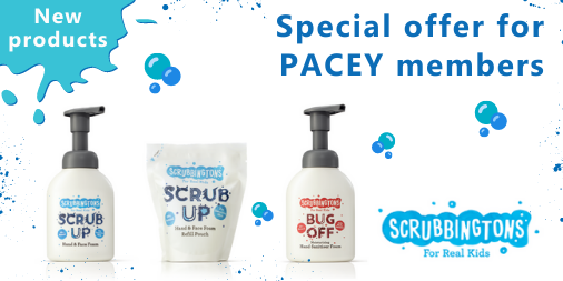 Scrubbingtons (<a href="/Scrubbingtons/">Scrubbingtons</a>) founded by mums Emma and Karen, talk about their foam hand wash and alcohol-free hand sanitiser &amp; how they can make handwashing fun! Read their blog here - bit.ly/35Fzyog

Visit the PACEY shop and try the products - pacey.org.uk/shop/scrubbing…