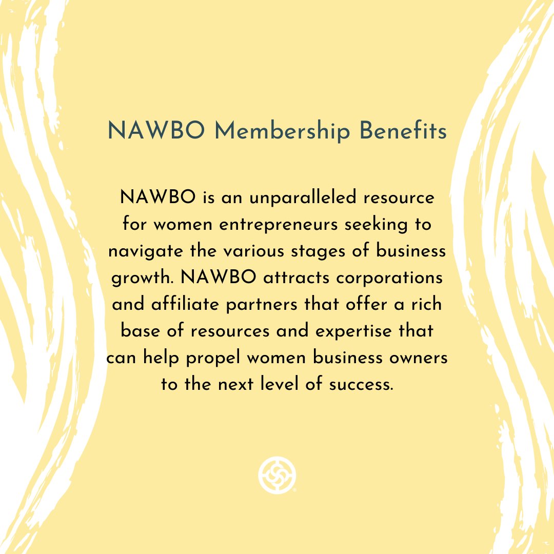 Why join NAWBO? The benefits are bountiful!

NAWBO offers a wide network of partners and sponsors that deliver bottom line savings to our members and so much more!

Visit our website to learn how to join now! zcu.io/P1ri

#womeninleadership #boss #network