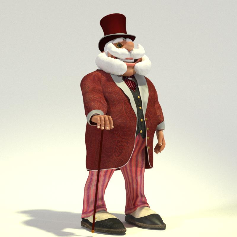 mirye's tweet image. RT @santaclaus3d: Some renders of Gentleman Santa for #Poser3D from #Meshbox Design. A #Christmas 3d character.  ow.ly/f27m50CDQ62