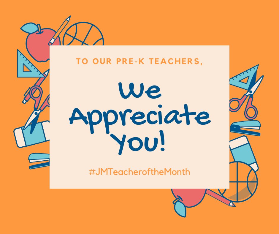 GoJohnnieMax's tweet photo. Hey #PreK #teachers! We see you. We appreciate you. We #thankyou. Tell us how your favorite #PreK teacher inspires you and they’ll be entered to be featured as our #JMTeacheroftheMonth. They’ll snag some much deserved goodies too! Enter here: https://t.co/o1SekrlN1W https://t.co/abyhSxp8UZ