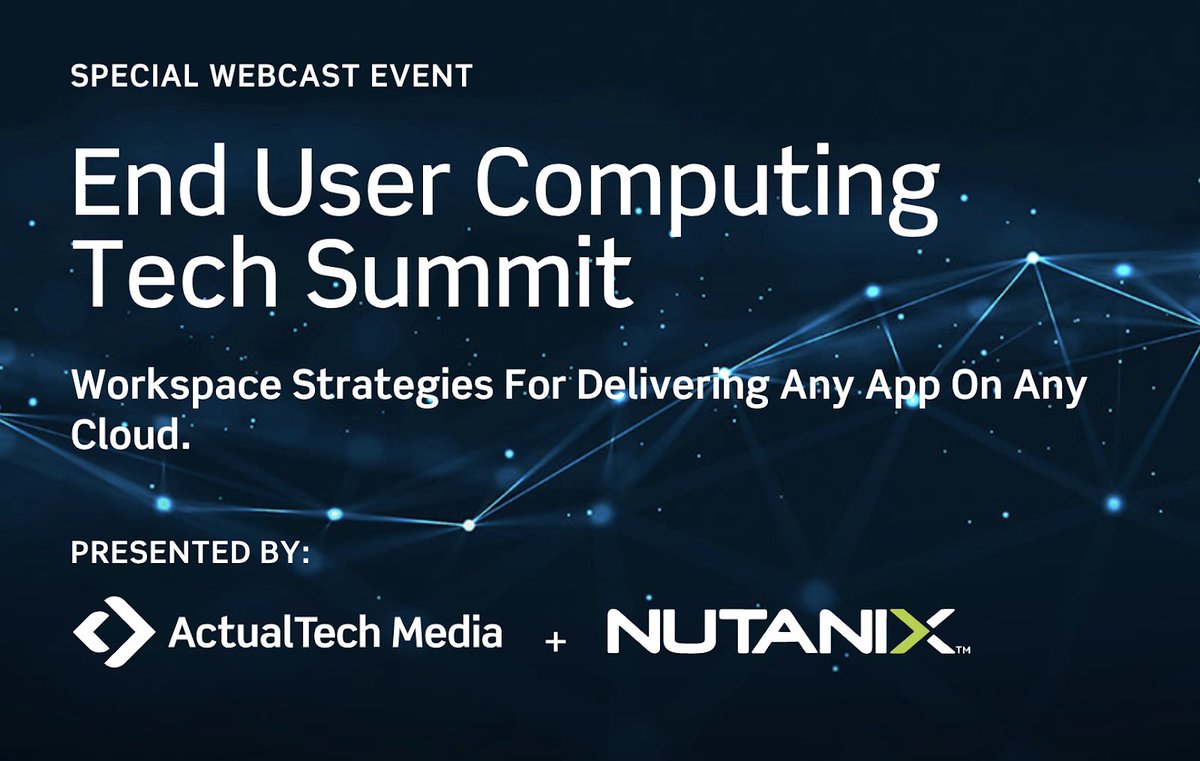 Join us geeks, nerds, technologists, architects, and decision-makers to learn from End User Computing veterans about where this space is heading and how to (re)design your future workspaces. Tomorrow! → bit.ly/3lFv8CH