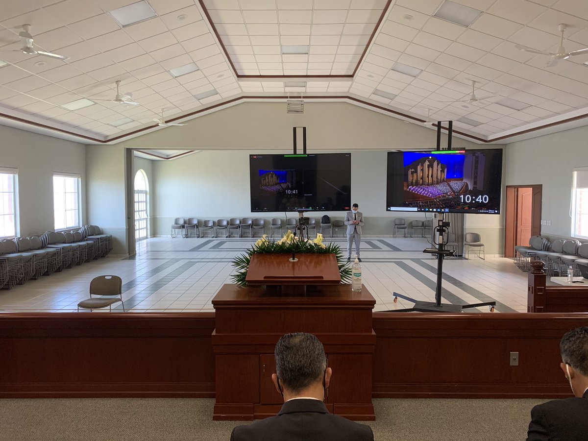 Conferencia de Estaca en tiempos de COVID.