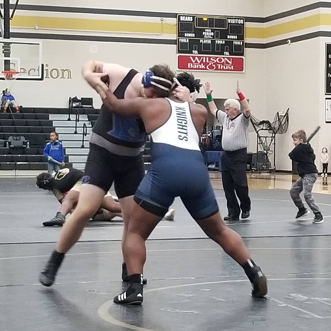 3rd place team finish at the Bear Brawl. Wins by Evan Roek, Ethan Bennett, Parker Sutton, Logan Penhollow, CJ Meffe, Joey Gifford, and Chris Boyd. We're at home on Tuesday against Ravenwood and Springfield. Tickets available on GoFan.co. #wrestling #middletennessee