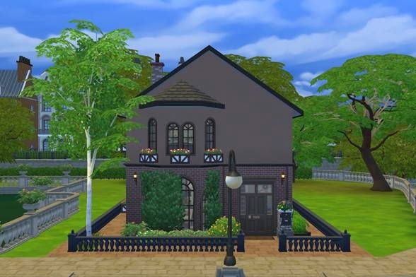JuicySims17's tweet photo. Renovation of the Spring Steppes, dark academia version (I tried :D) #TheSims4. It's on the Gallery. https://t.co/23uOuRHCAg