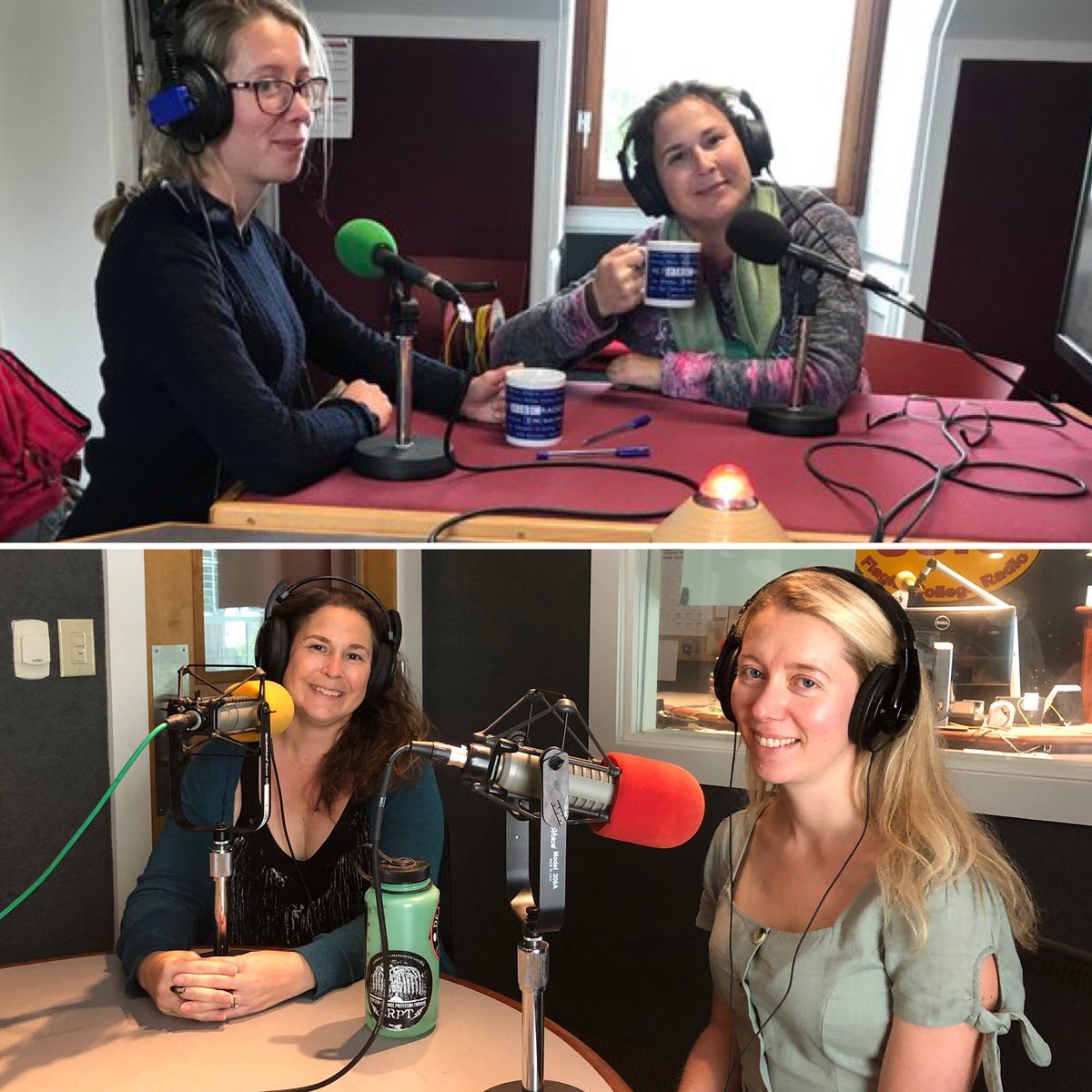 semiller88's tweet photo. Day 6 #ScienceAdventCalendar
I love getting to travel for work but also love making new best friends traveling for work (and hazing them:) impromptu radio shows - @Ellster17 and I talking about #LearningFromLoss on @bbcorkney and #TidallyUnited on @FlaglerCollege radio #pubarch https://t.co/egFP9gQutx