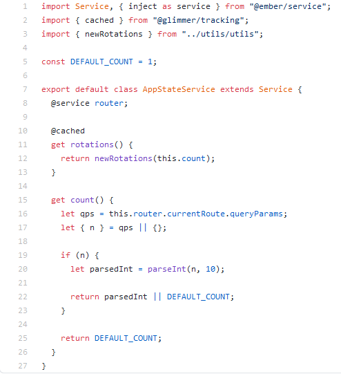 nullvoxpopuli's tweet photo. Also, to showcase a better way of using query params in #EmberJS where the URL is the source of truth, and you derive data from it for accessing, and the query param can *only* be changed via <RouterService>#transitionTo()
#JavaScript #Framework https://t.co/2QPYZU6NXA