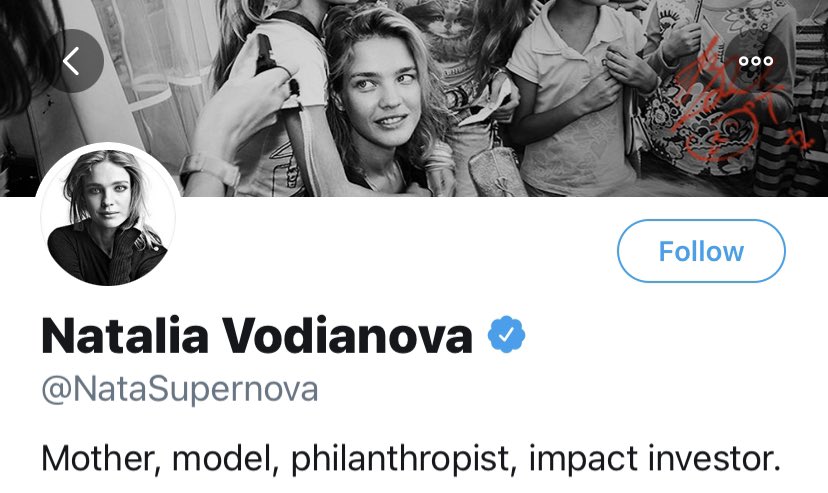 NATALIA VODIANOVASupermodel. But more importantly, daughter in law of Bernard Arnault, one of the world’s richest men and head of LVMH.The sickest part is she was known for her charity Naked Heart, which was “helping” children build playgrounds in Russia.