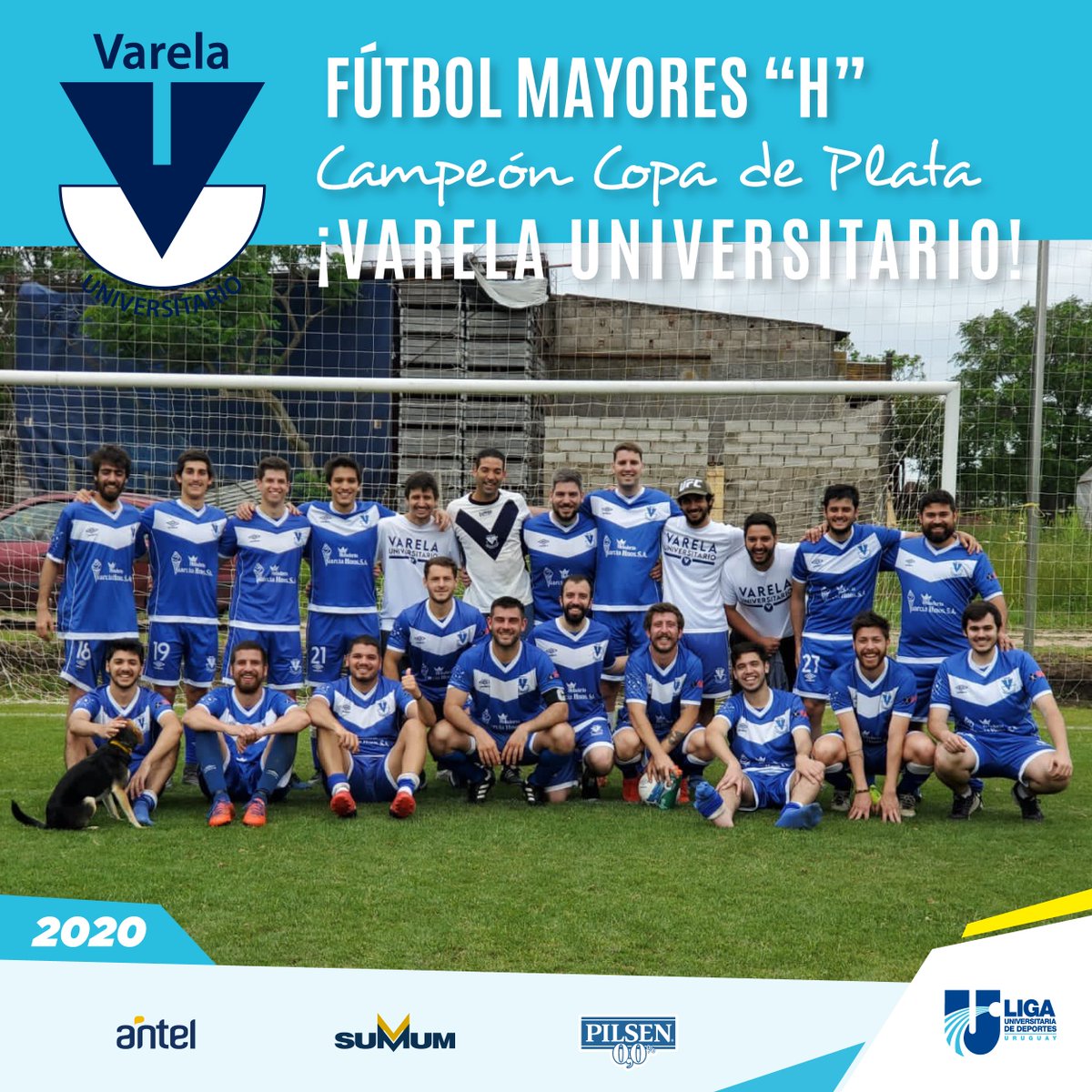 #Fútbol | ¡Felicitaciones 𝗩𝗮𝗿𝗲𝗹𝗮 𝗨𝗻𝗶𝘃𝗲𝗿𝘀𝗶𝘁𝗮𝗿𝗶𝗼 Campeón de la Copa de Plata de la Divisional "H" de Mayores!