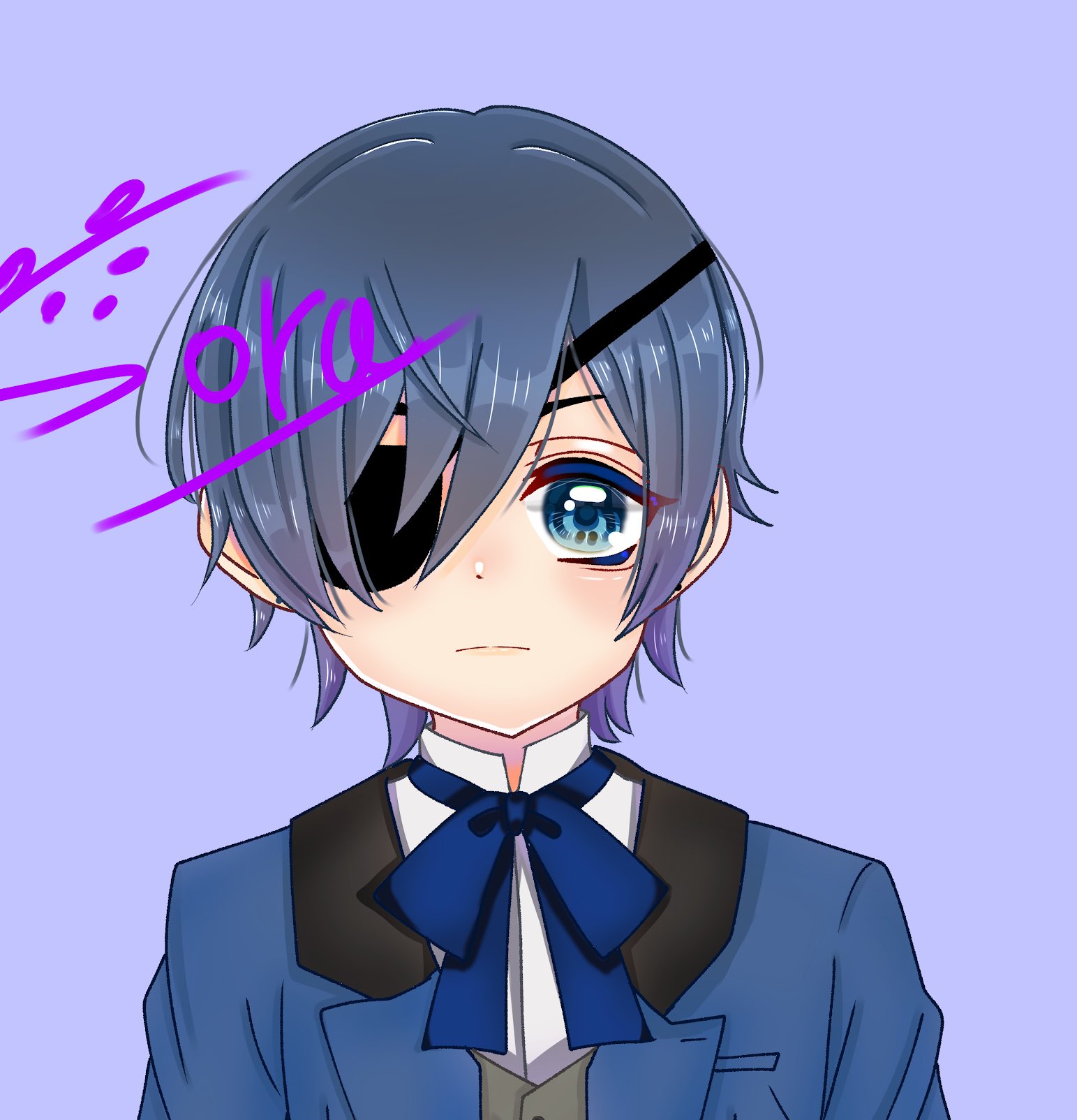 咲雲そら きゃわわ シエル 黒執事ファンアート イラスト 黒執事イラスト T Co Mstbdy3vis Twitter