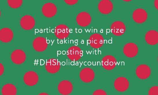 Can’t wait to see everyone’s holiday spirit for the 10 day countdown to the holiday break!!
#DHSholidaycountdown