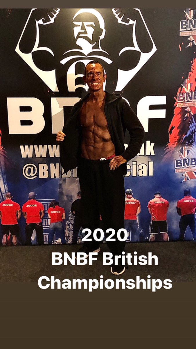 TimSharp42's tweet photo. 4th place at the 2020 BNBF British Championship yesterday! I Matched my 2002, 2007 placings. https://t.co/gVVuc2dIY3