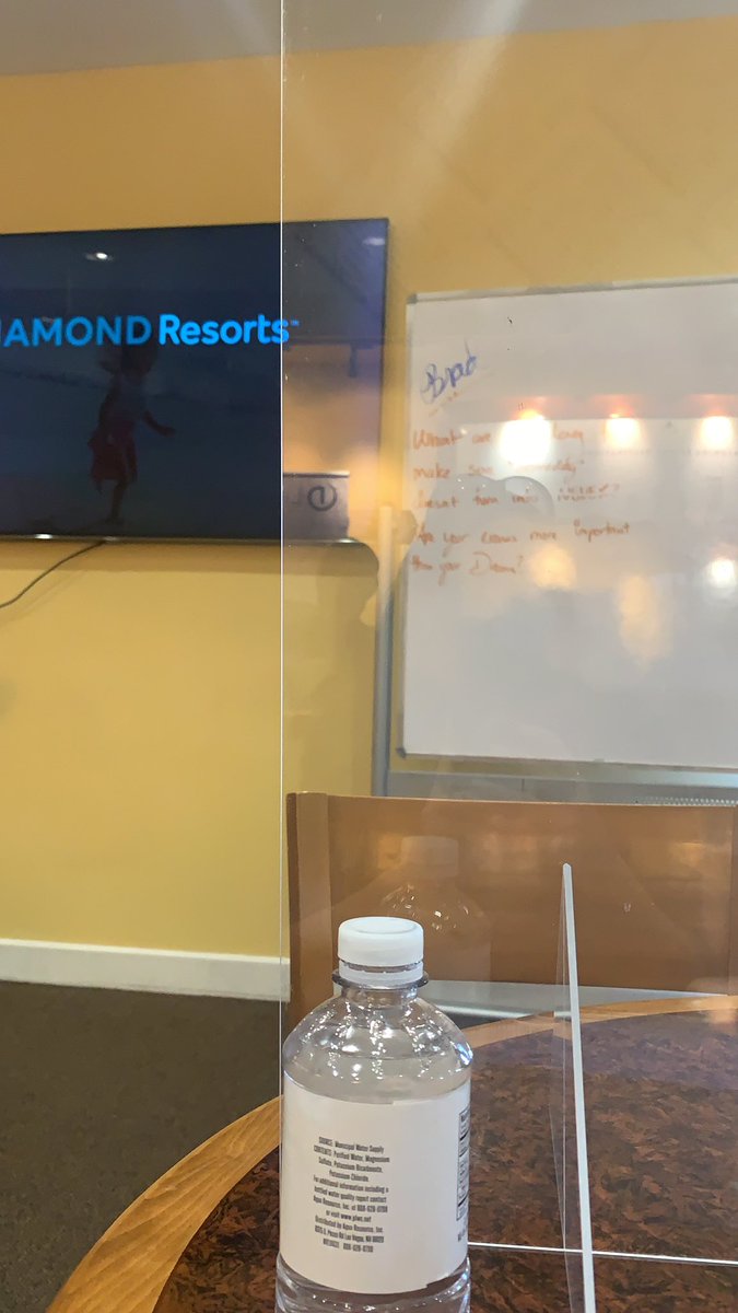 Socially distanced and ready to go with the world’s friendliest sale person