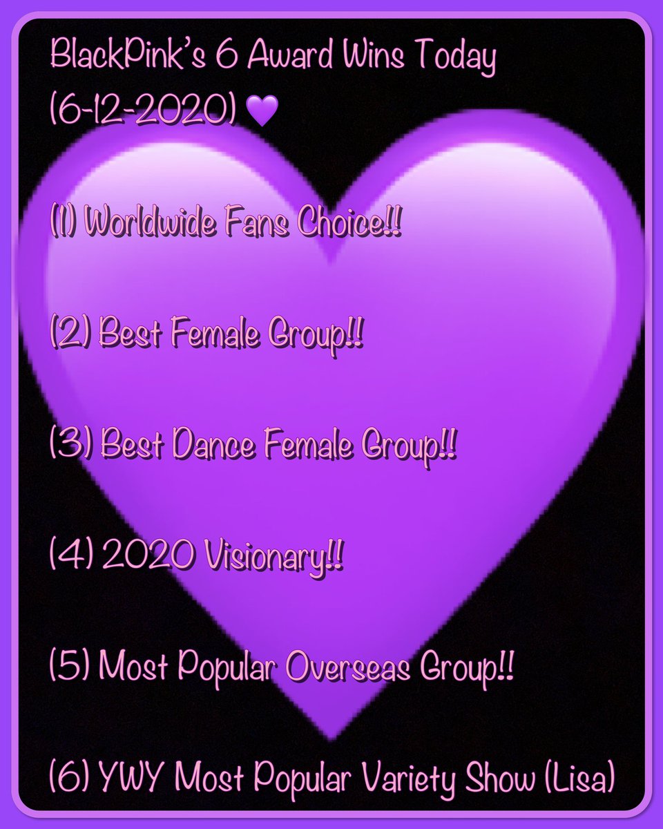 BlinkVilla_'s tweet photo. 2020 definitely has been a #BLACKPINK year 💜💜💜💜
@BLACKPINK #Lisa #Rosé #Jennie #Jisoo #Blinks #SelPink #BardiPink #GagaPink #AriPink #BlinksLoveBlackPink https://t.co/yxFin0ELBu