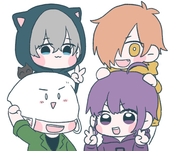 日常組のtwitterイラスト検索結果