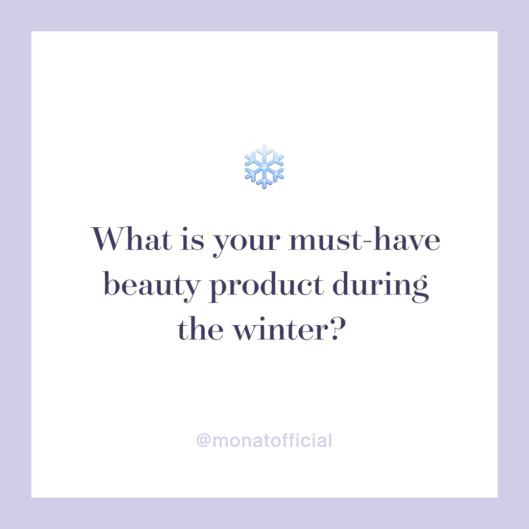 MONATOfficial's tweet photo. ❄️ Baby it's cold outside! Let us know in the comments below.👇 https://t.co/1MIYlpyk5r