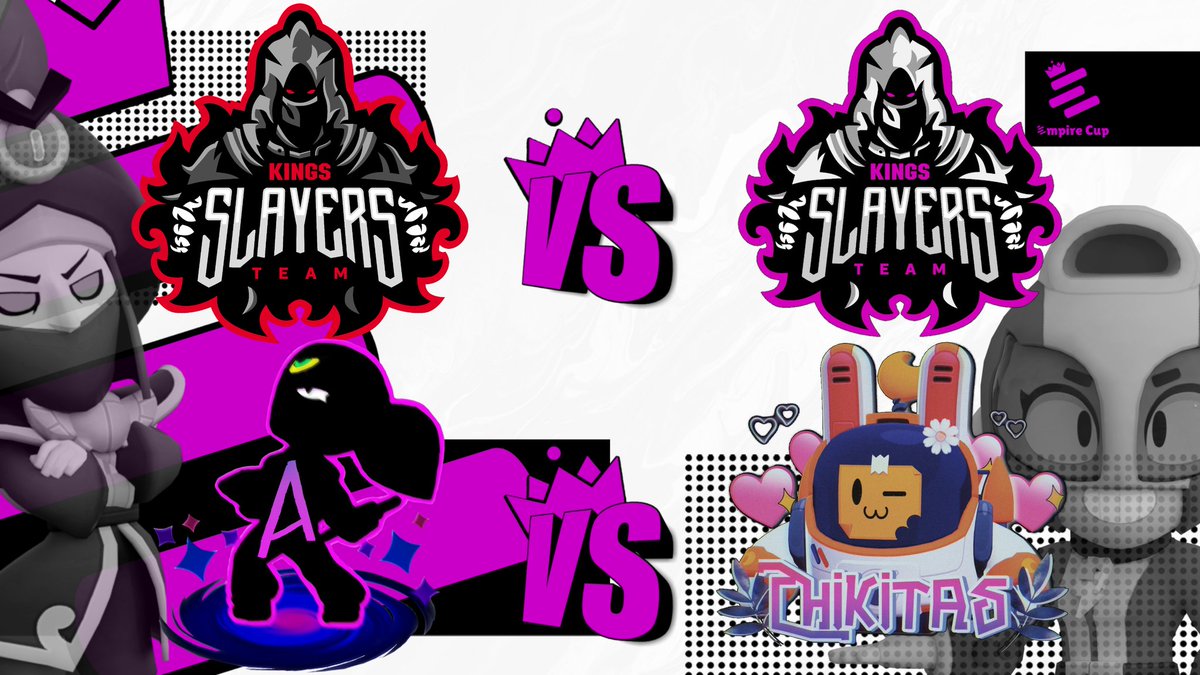 #BS #BrawlStars #EmpireCup
👑SEMIFINALES 👑
¿QUIEN PASA A LA FINAL?
Hoy estos 4 equipos se enfrentarán por el pase a la FINAL  no se lo pierdan hoy SEMIFINALES y FINAL  en el canal de <a href="/FCORA8/">F-CORA</a>