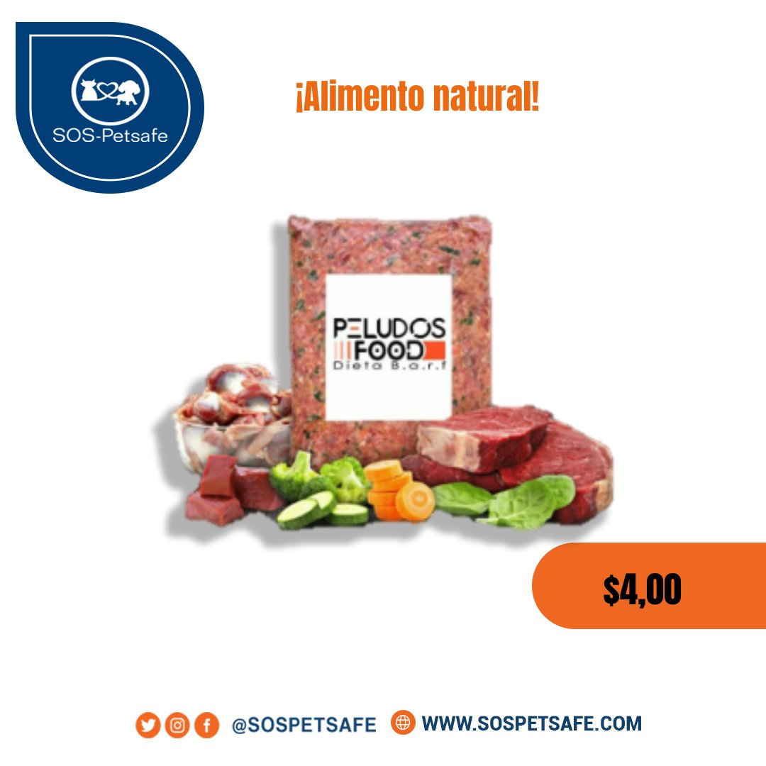 sospetsafe's tweet photo. En #SOSPetSafe te ofrecemos La dieta Barf, un alimento completo a base de ingredientes naturales, proteína animal y fibra natural, este alimento cumple con el requerimiento nutricional que debe tener diariamente tu peludo. https://t.co/cE0wpXaUNm